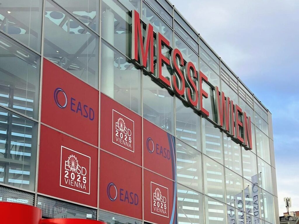 Das Bild zeigt einen Bildausschnitt von dem Gebäude der Messe Wien